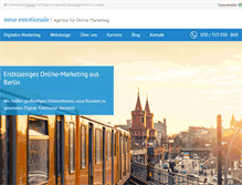 Tablet Screenshot of neue-emotionale.com